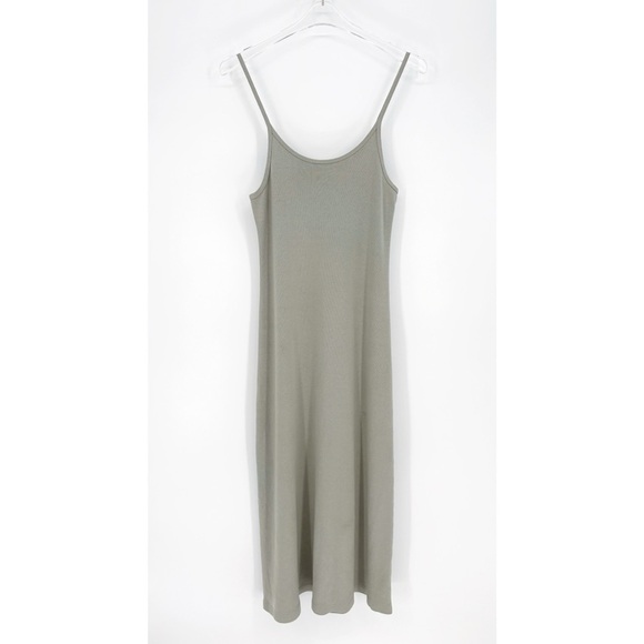 LASZLO | Ruby Ribbed Cami Maxi Dress in Sage | Sz S - Picture 3 of 9